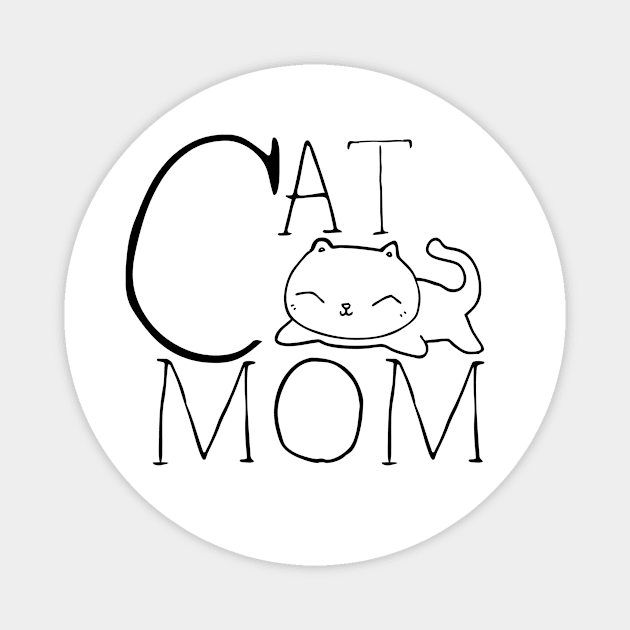 Cat Mom Magnet by Catchy Phase